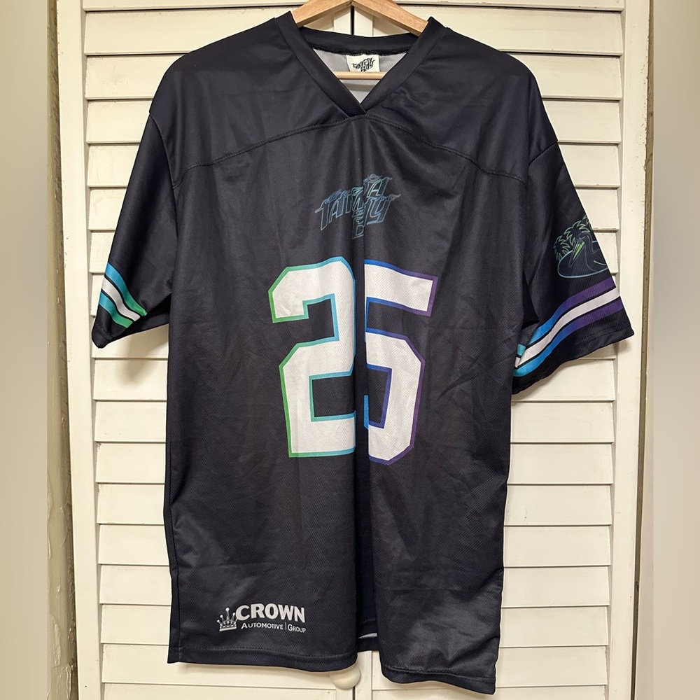 Tampa Bay Rays Men's Jersey #25 Sz XL